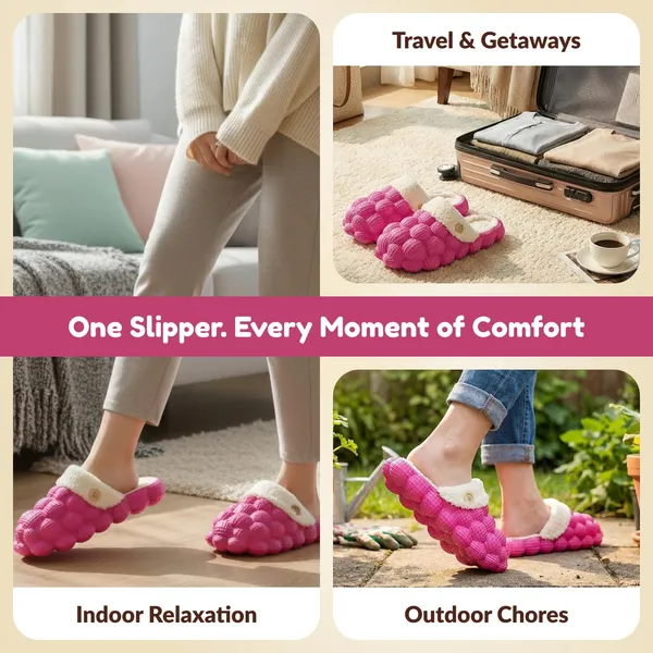 Pink_Eva_Fur_Bubble_Slippers_For_Unisex