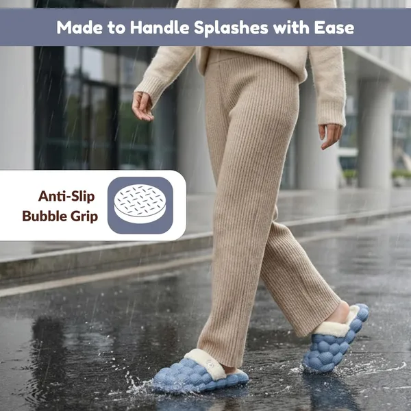 Blue_Eva_Fur_Bubble_Slippers_With_Plush_Lined_Slides_For_Unisex