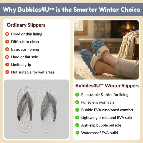 Blue_Eva_Fur_Bubble_Slippers_With_Plush_Lined_Slides_For_Unisex