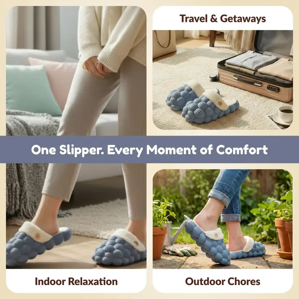 Blue_Eva_Fur_Bubble_Slippers_With_Plush_Lined_Slides_For_Unisex