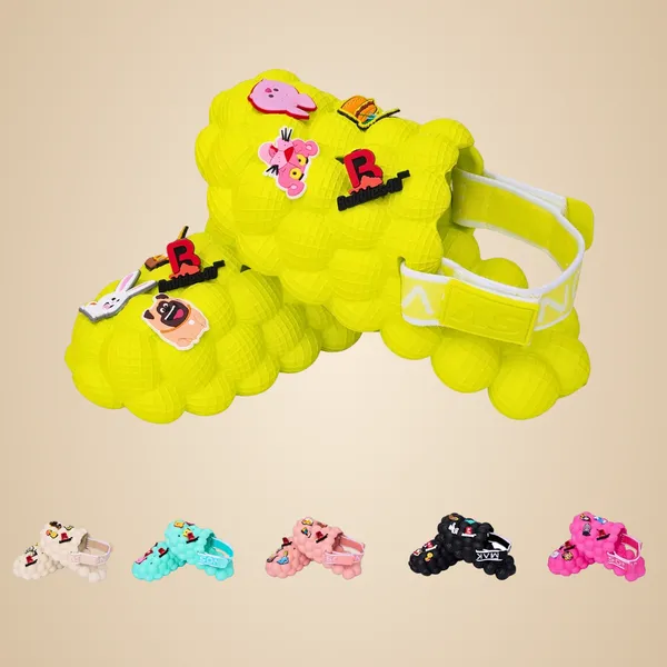 Neon_Eva_Clogs_With_Shoe_Charms_For_Kids