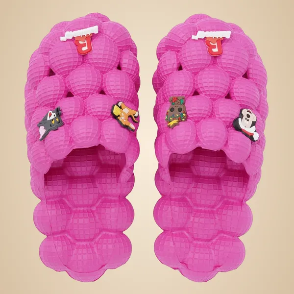 Hot_Pink_Eva_Clogs_For_Unisex