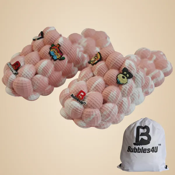Pink_Eva_Massage_Bubble_Slides_For_Unisex