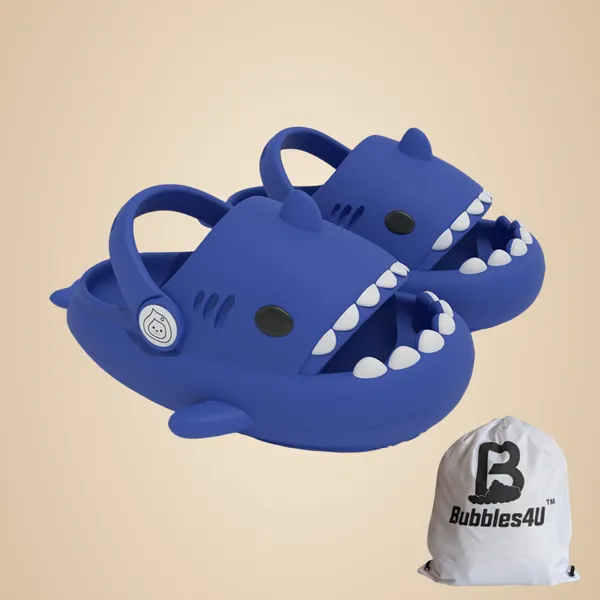 Royal_Blue_Eva_Kids_Shark_Slippers_With_Back_Strap_For_Kids