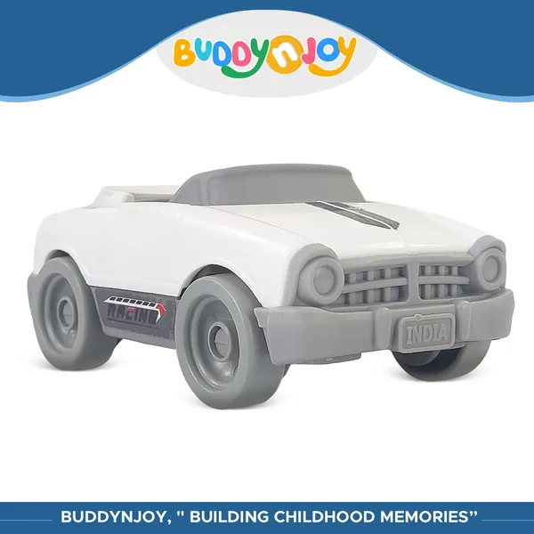 White_Plastic_Vehicle_Pull_Along_For_Kids