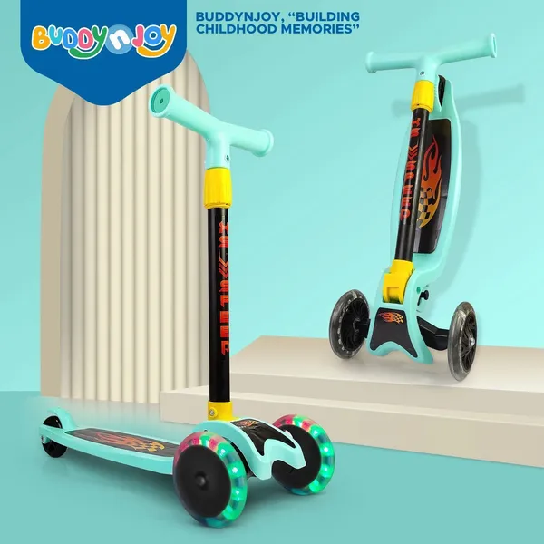 Green_Plastic_&_Steel_Outdoor_Toy_For_Kids