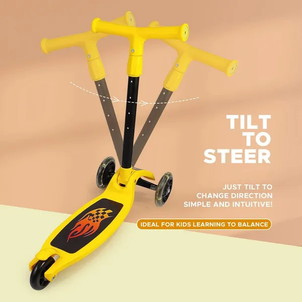 Yellow_Plastic_&_Steel_Outdoor_Toy_For_Kids