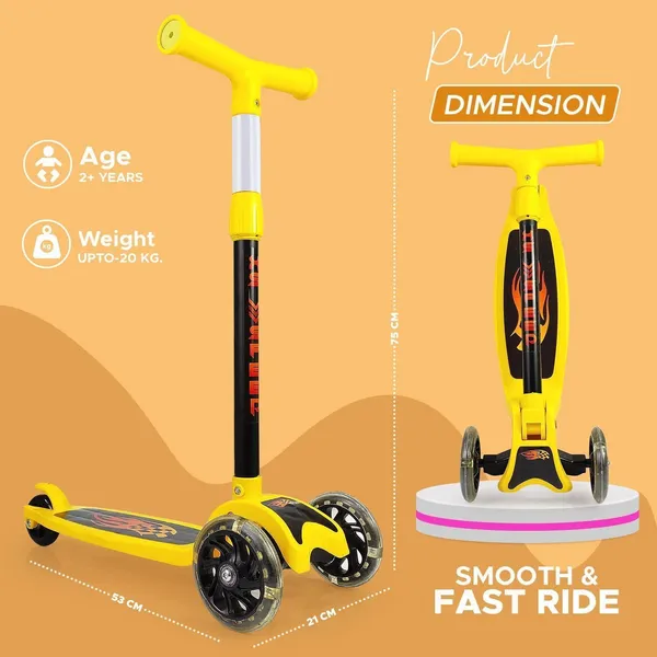 Yellow_Plastic_&_Steel_Outdoor_Toy_For_Kids
