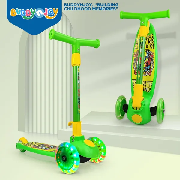 Pink_&_Green_Plastic_&_Steel_Outdoor_Toy_For_Kids