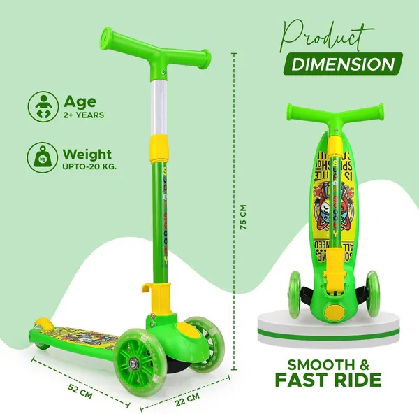 Pink_&_Green_Plastic_&_Steel_Outdoor_Toy_For_Kids
