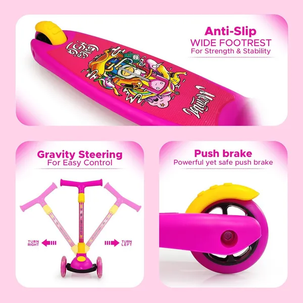 Pink_Plastic_&_Steel_Outdoor_Toy_For_Kids