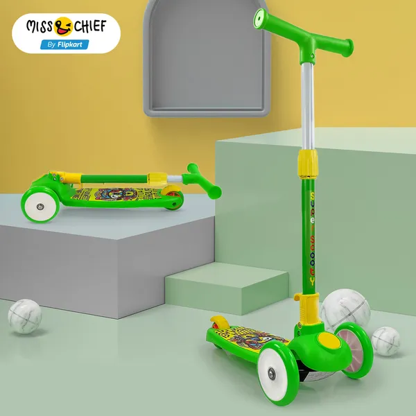 Green_Plastic_&_Steel_Outdoor_Toy_For_Kids