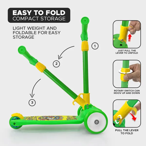 Green_Plastic_&_Steel_Outdoor_Toy_For_Kids