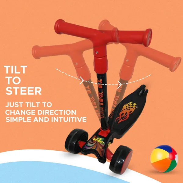 Red_Plastic_&_Steel_Outdoor_Toy_For_Kids