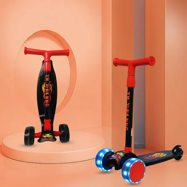 Red_Plastic_&_Steel_Outdoor_Toy_For_Kids