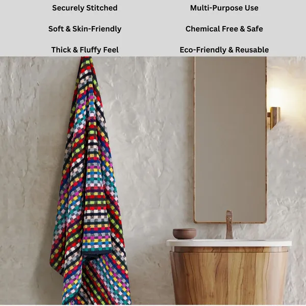 Multicolor_Cotton_Bath_Beach_Sport_Face_Hair_Hair_Towel_Pack_Of_1