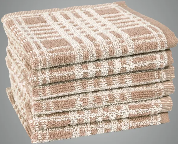 Beige_Cotton_Bath_Sport_Beach_Hair_Hand_Face_Towel_Pack_Of_6