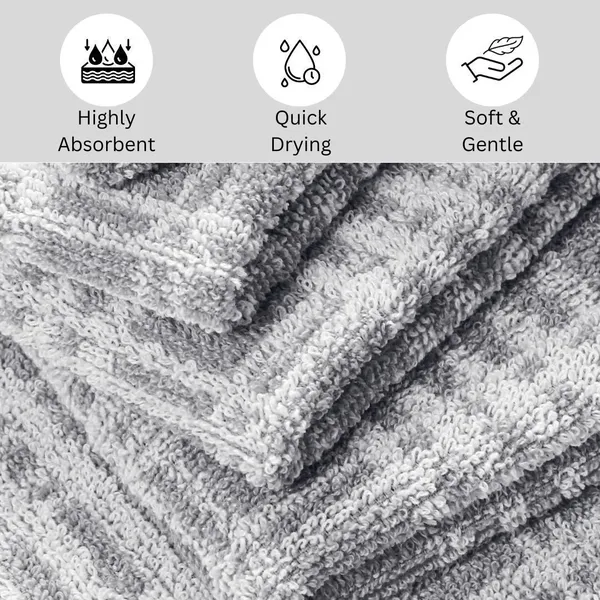 Grey_Cotton_Beach_Sport_Bath_Hair_Hand_Face_Towel_Pack_Of_6