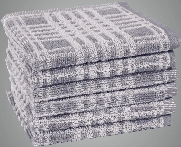 Grey_Cotton_Beach_Sport_Bath_Hair_Hand_Face_Towel_Pack_Of_6