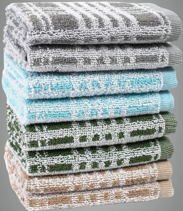 Multicolor_Cotton_Bath_Sport_Beach_Hair_Hand_Face_Towel_Pack_Of_8