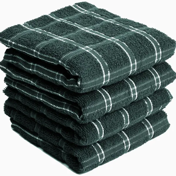 Green_Terry_Kitchen_Towels_Absorbent_Washable_Dishcloths_Cleaning_Towels_Green_Cloth_Napkins_Pack_Of_4
