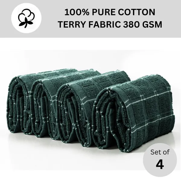Green_Terry_Kitchen_Towels_Absorbent_Washable_Dishcloths_Cleaning_Towels_Green_Cloth_Napkins_Pack_Of_4