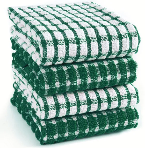 Green_And_White_Assorted_Terry_Kitchen_Towels_Dish_Hand_Towel_For_Kitchen_Cleaning_Green_White_Cloth_Napkins_Pack_Of_4