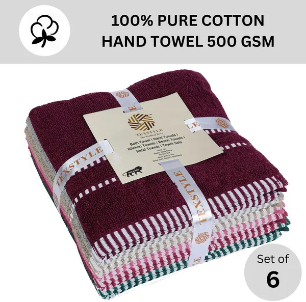 Multicolor_Cotton_Hand_Face_Beach_Sport_Towel_Pack_Of_6