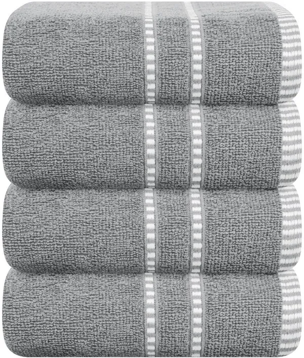 Grey_Cotton_Hand_Face_Beach_Sport_Towel_Pack_Of_4
