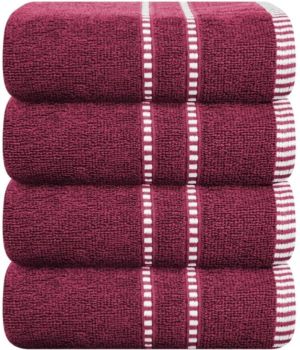 Maroon_Cotton_Hand_Face_Beach_Sport_Towel_Pack_Of_4