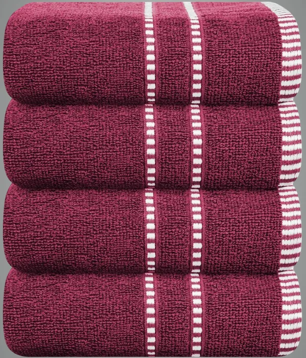 Maroon_Cotton_Hand_Face_Beach_Sport_Towel_Pack_Of_4