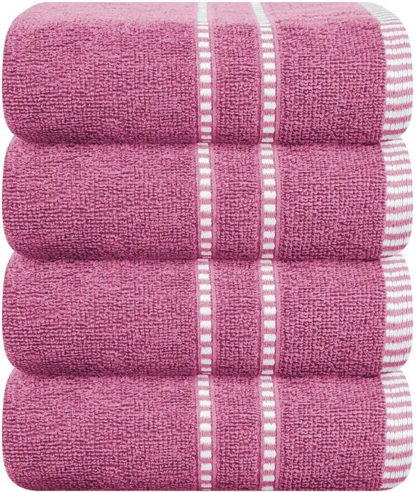 Pink_Cotton_Hand_Face_Beach_Sport_Towel_Pack_Of_4