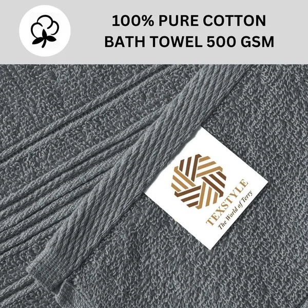 Grey_Cotton_Bath_Beach_Sport_Face_Hair_Towel_Pack_Of_1