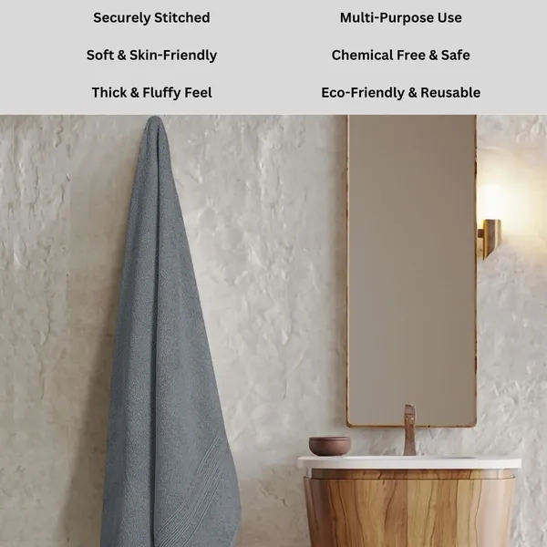 Grey_Cotton_Bath_Beach_Sport_Face_Hair_Towel_Pack_Of_1