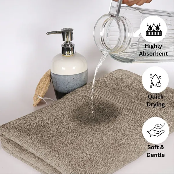 Beige_Cotton_Bath_Beach_Sport_Face_Hair_Towel_Pack_Of_1
