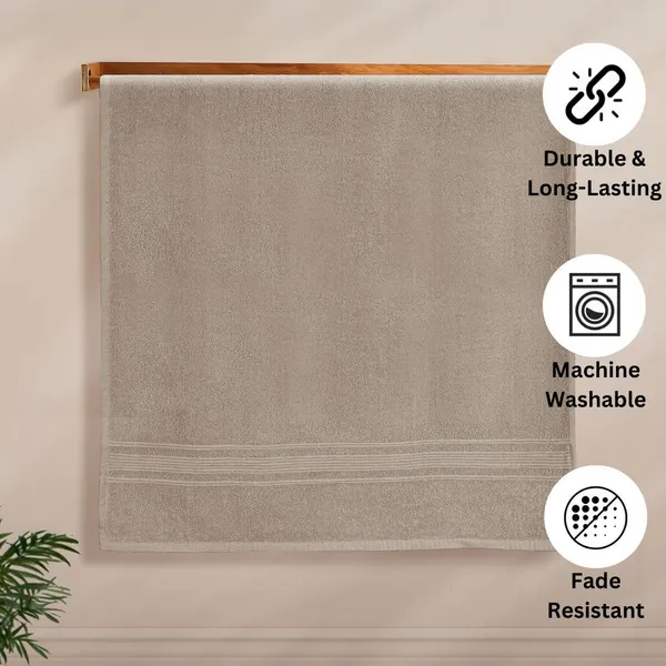 Beige_Cotton_Bath_Beach_Sport_Face_Hair_Towel_Pack_Of_1