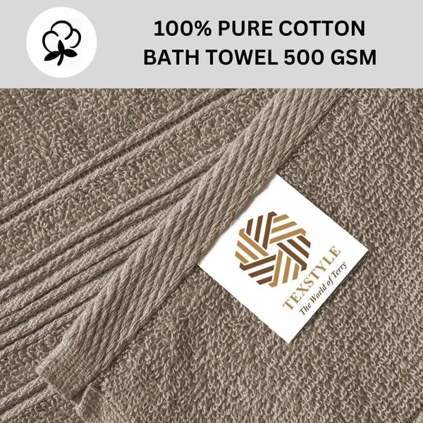 Beige_Cotton_Bath_Beach_Sport_Face_Hair_Towel_Pack_Of_1
