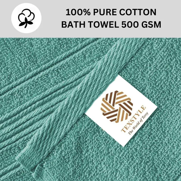 Green_Cotton_Bath_Beach_Sport_Face_Hair_Towel_Pack_Of_1