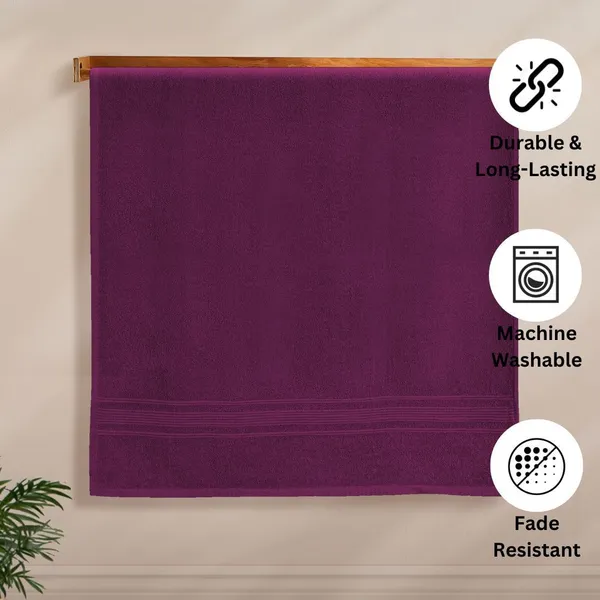 Purple_Cotton_Bath_Beach_Sport_Face_Hair_Towel_Pack_Of_1