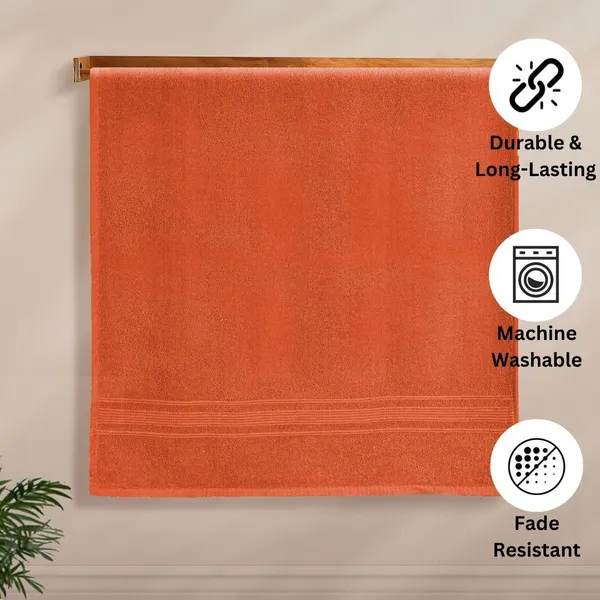 Orange_Cotton_Bath_Beach_Sport_Face_Hair_Towel_Pack_Of_1
