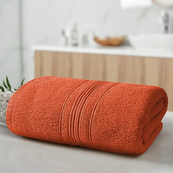 Orange_Cotton_Bath_Beach_Sport_Face_Hair_Towel_Pack_Of_1