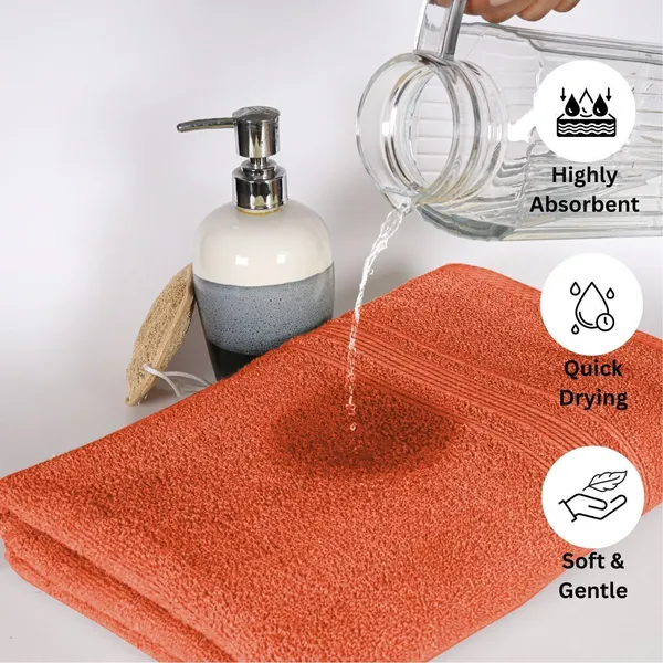 Orange_Cotton_Bath_Beach_Sport_Face_Hair_Towel_Pack_Of_1