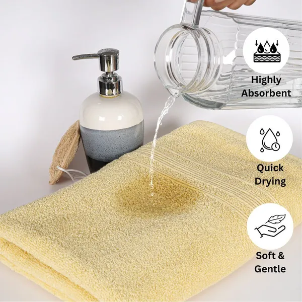 Yellow_Cotton_Bath_Beach_Sport_Face_Hair_Towel_Pack_Of_1