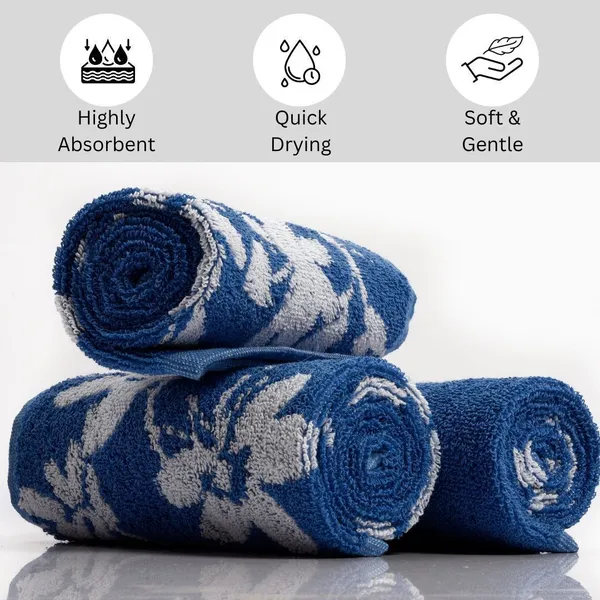 Blue_Cotton_Beach_Bath_Sport_Hair_Face_Hand_Towel_Pack_Of_3