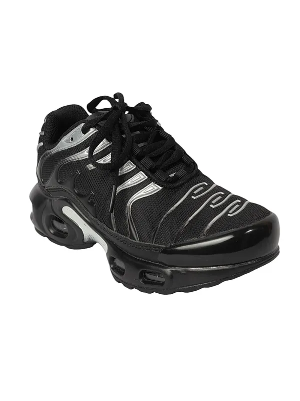 Black_Lightweight_Casual_Sneaker_With_Comfortable_Cushioned_Sole_For_Kids