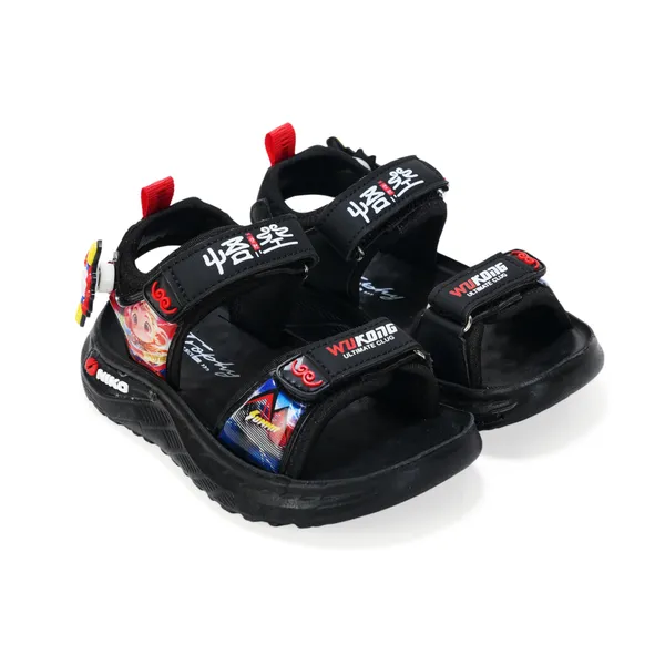 Redblack_Lightweight_Casual_Sandal_With_Comfortable_Cushioned_Sole_For_Boys