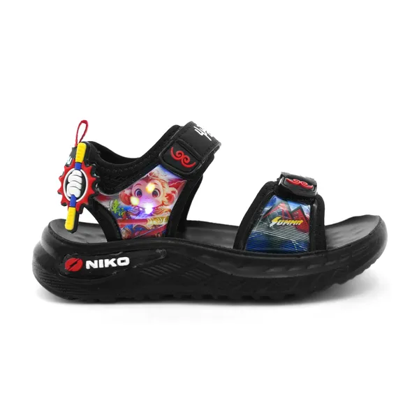 Redblack_Lightweight_Casual_Sandal_With_Comfortable_Cushioned_Sole_For_Boys