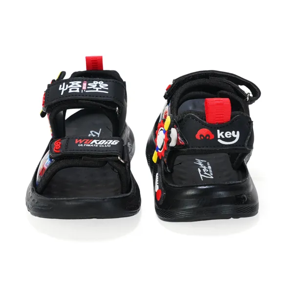 Redblack_Lightweight_Casual_Sandal_With_Comfortable_Cushioned_Sole_For_Boys