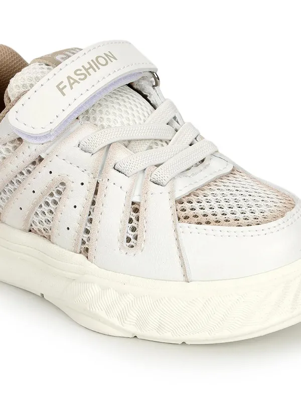 Brown_And_White_Lightweight_Casual__Sneaker__With_Comfortable_Cushioned_Sole_For_Kids