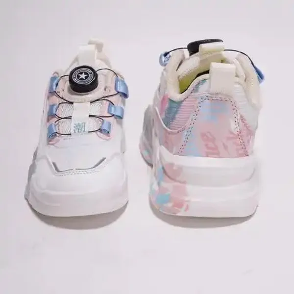 White_Lightweight_Casual__Kids_Sport_Sneakers__With_Comfortable_Cushioned_Sole_For_Boys
